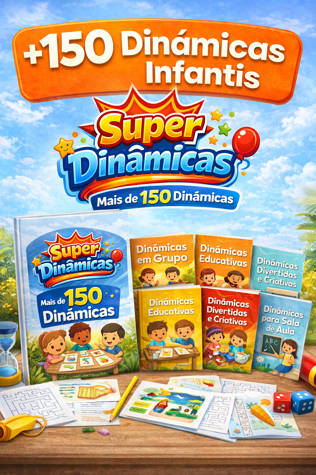 Mockup Kit de Atividades Bíblicas